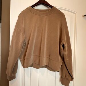 Lululemon perfectly oversized softstream crew sweatshirt in allspice size 8